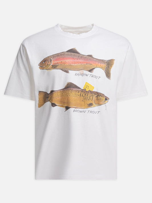 Crewneck t-shirts Graphics  White - KAPITAL Men | VIETTI Online Store 
