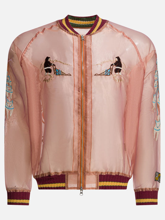 Bomber jackets Embroidered  Orange - KAPITAL Men | PLP | VIETTI Online Store 
