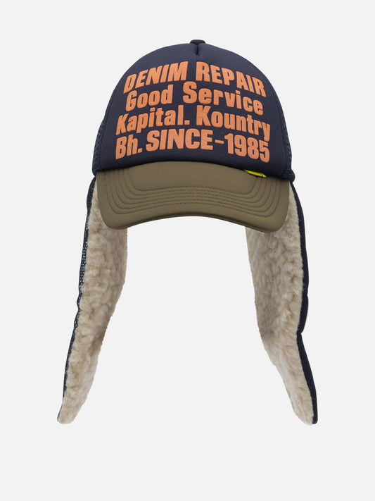 Trucker caps 100% polyester  Blue - KAPITAL Men | PLP | VIETTI Online Store 
