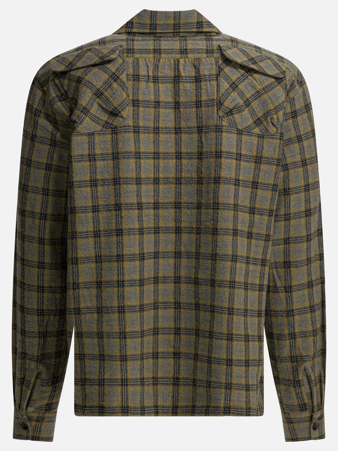 Overshirt jackets Check  Yellow - KAPITAL Men | PDP | VIETTI Online Store | thumbnail_2