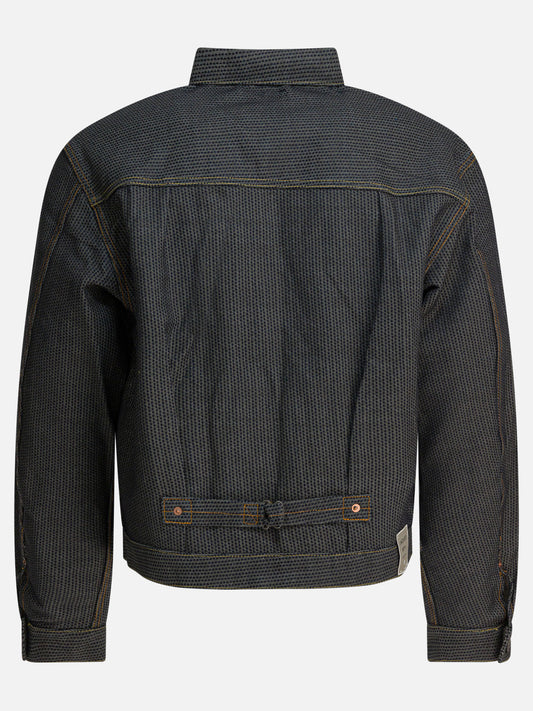 Giacche in denim Solid colour  Blu - KAPITAL Uomo | VIETTI Online Store | 2
