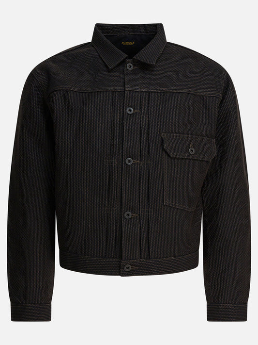Giacche in denim Solid colour  Nero - KAPITAL Uomo | PLP | VIETTI Online Store 
