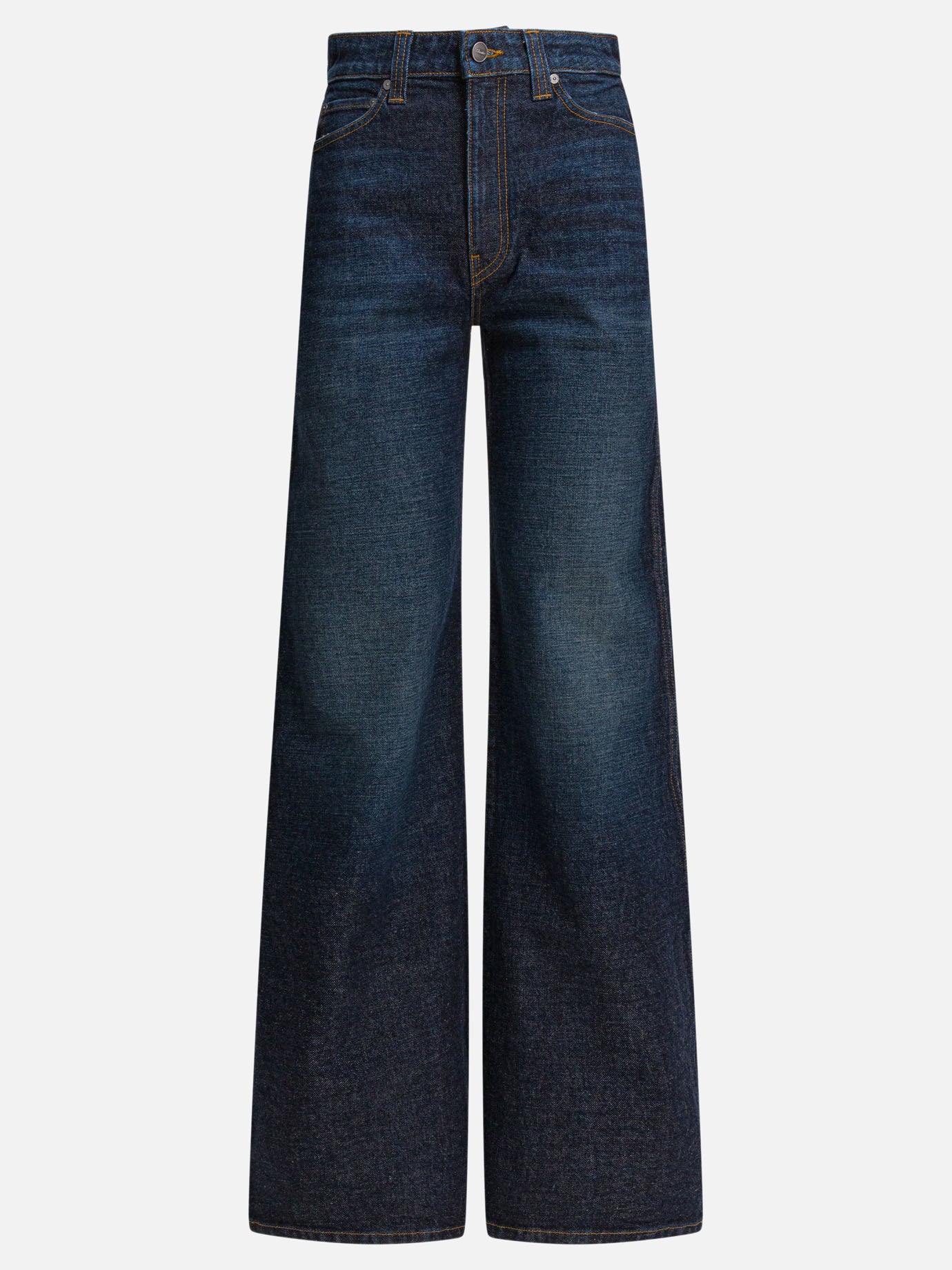 Wide-leg jeans Denim  Blue - Khaite Women | PDP | VIETTI Online Store | thumbnail