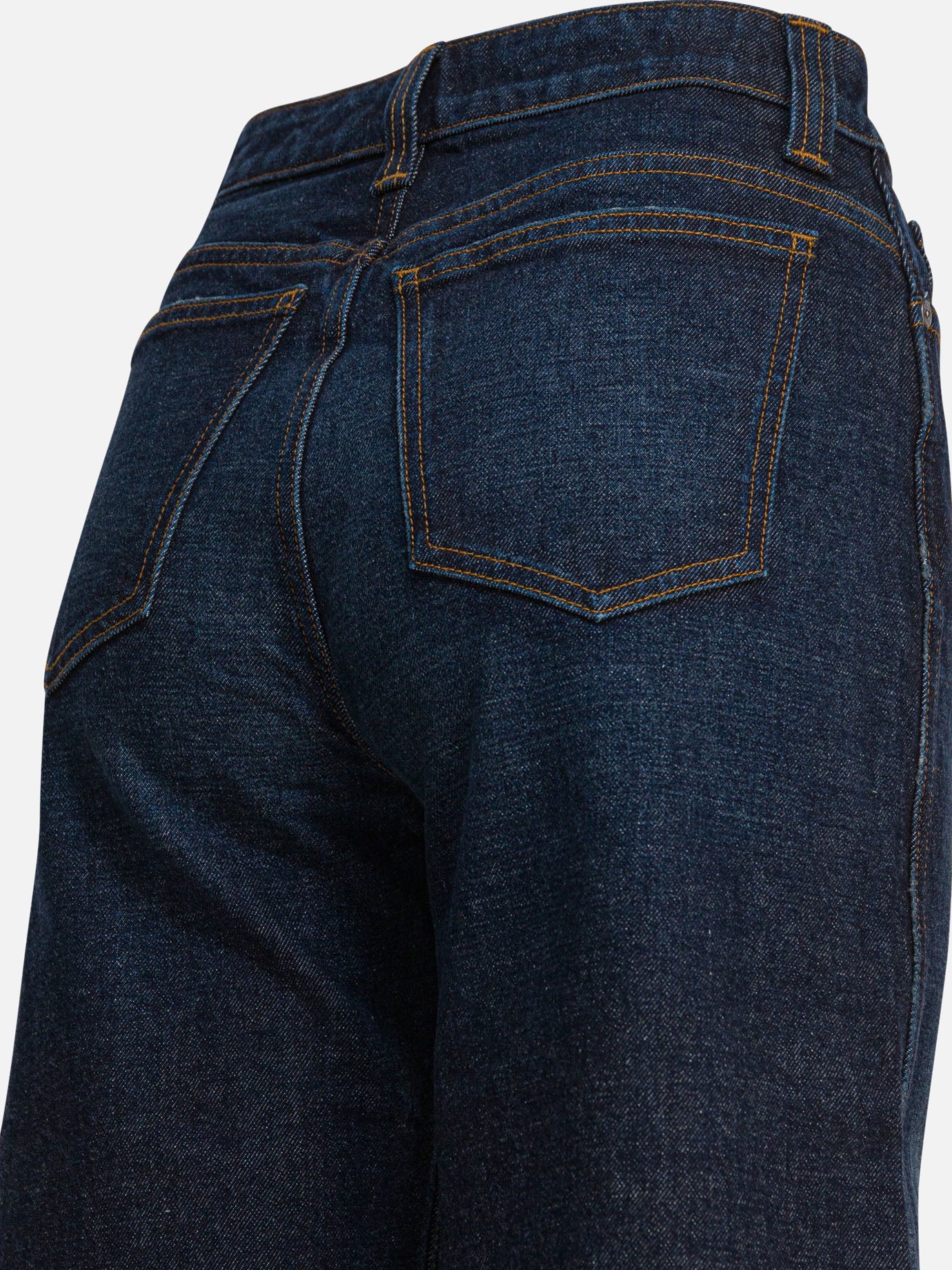 Wide-leg jeans Denim  Blue - Khaite Women | PDP | VIETTI Online Store | thumbnail_4
