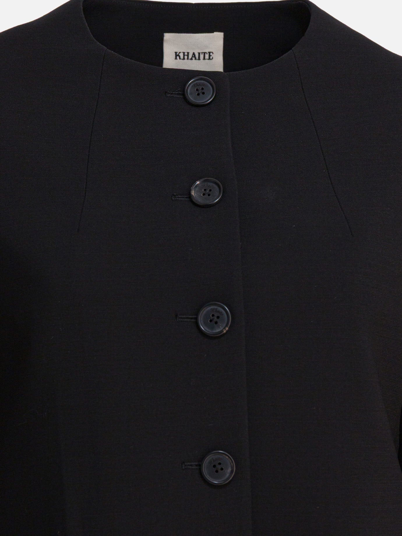 Blazers Solid colour  Black - Khaite Women | PDP | VIETTI Online Store | thumbnail_3