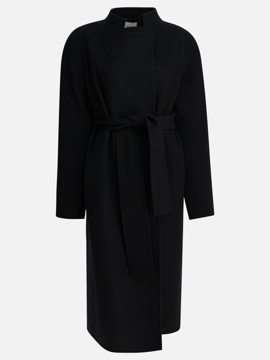 Cappotti lunghi Solid colour  Nero - Khaite Donna | PLP | VIETTI Online Store 
