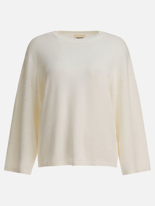 Maglioni girocollo Solid colour  Bianco - Khaite Donna | PLP | VIETTI Online Store 
