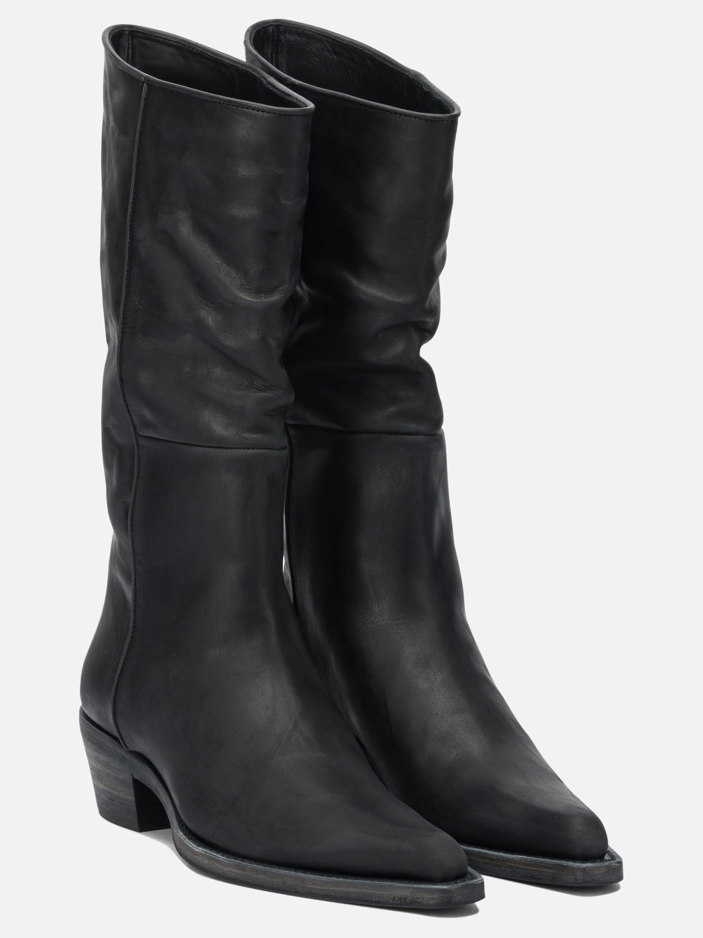 Al ginocchio 100% Leather  Nero - Khaite Donna | PDP | VIETTI Online Store | thumbnail_2