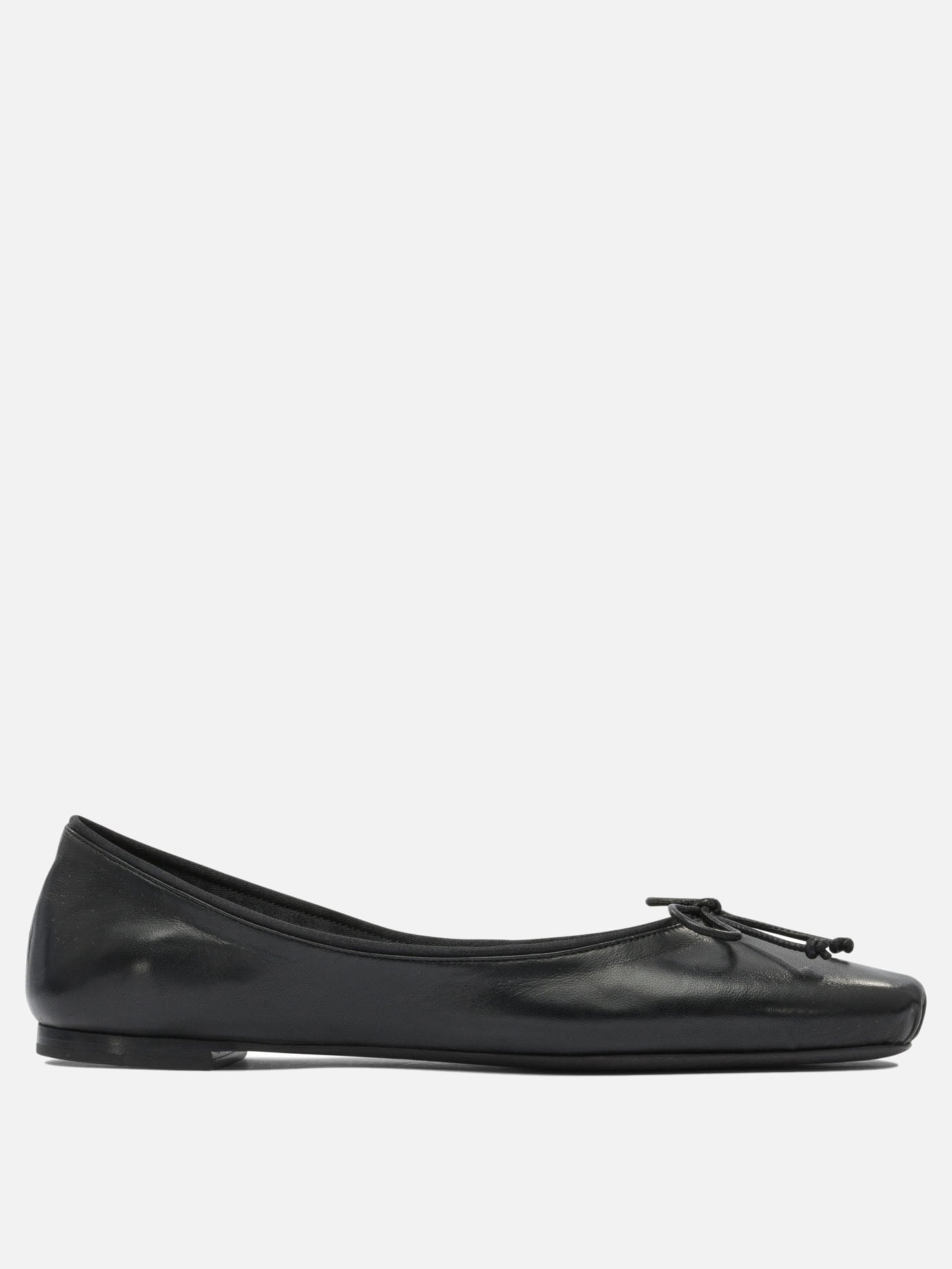 Classic ballet flats 80% Lambskin 20% Calfskin - 100% leather  Black - Khaite Women | PDP | VIETTI Online Store | thumbnail