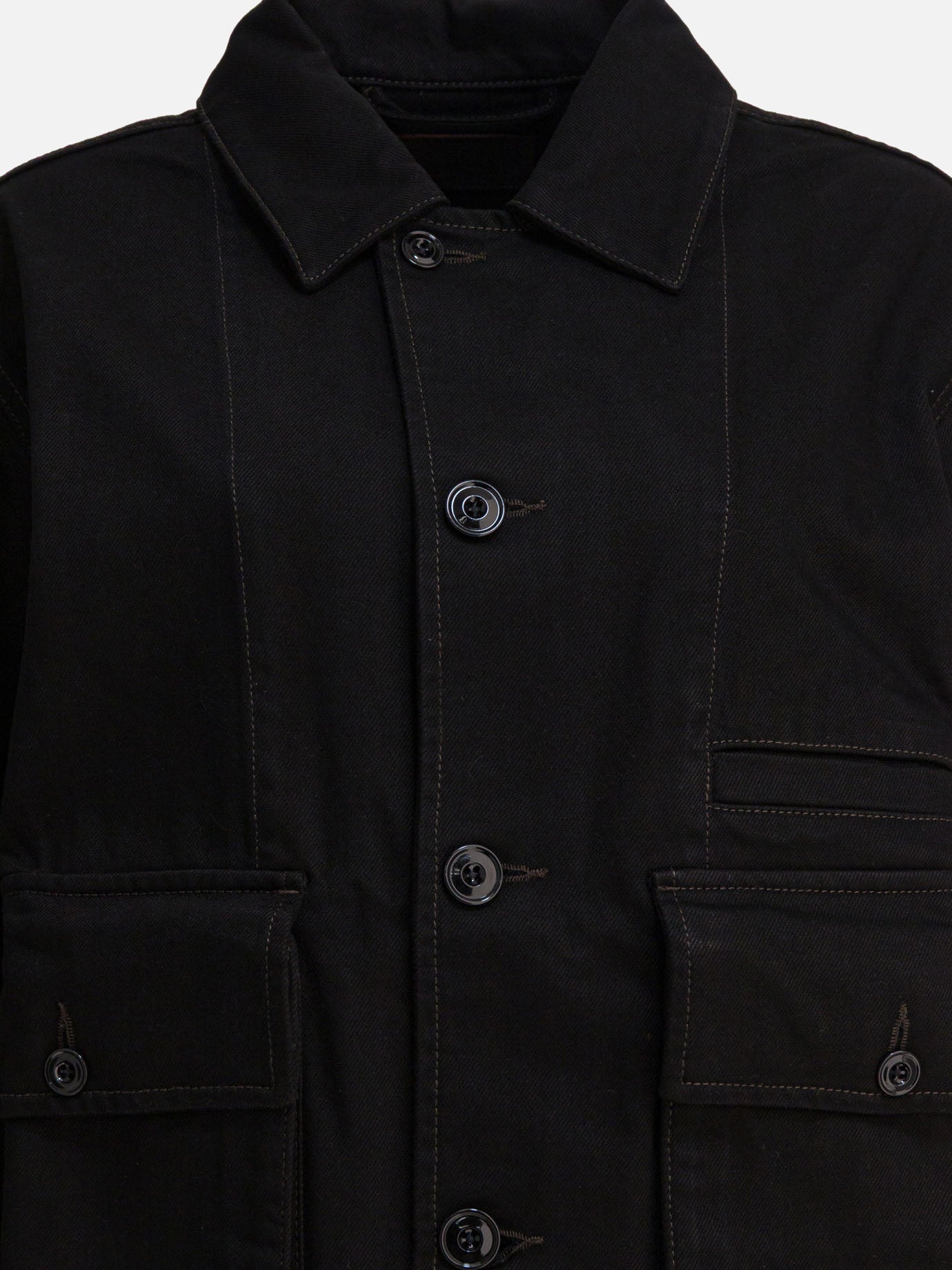 Giacche overshirt Solid colour  Nero - Lemaire Donna | PDP | VIETTI Online Store | Zoom-Modal_3
