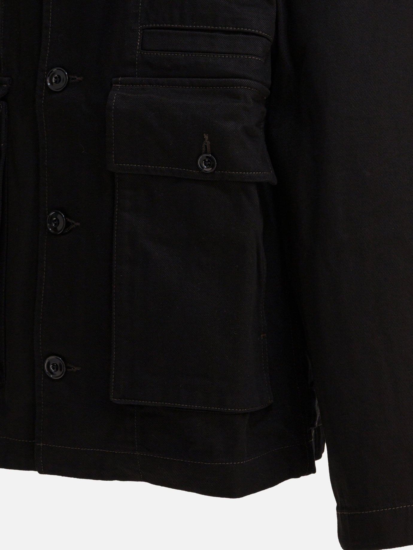 Giacche overshirt Solid colour  Nero - Lemaire Donna | PDP | VIETTI Online Store | Zoom-Modal_4
