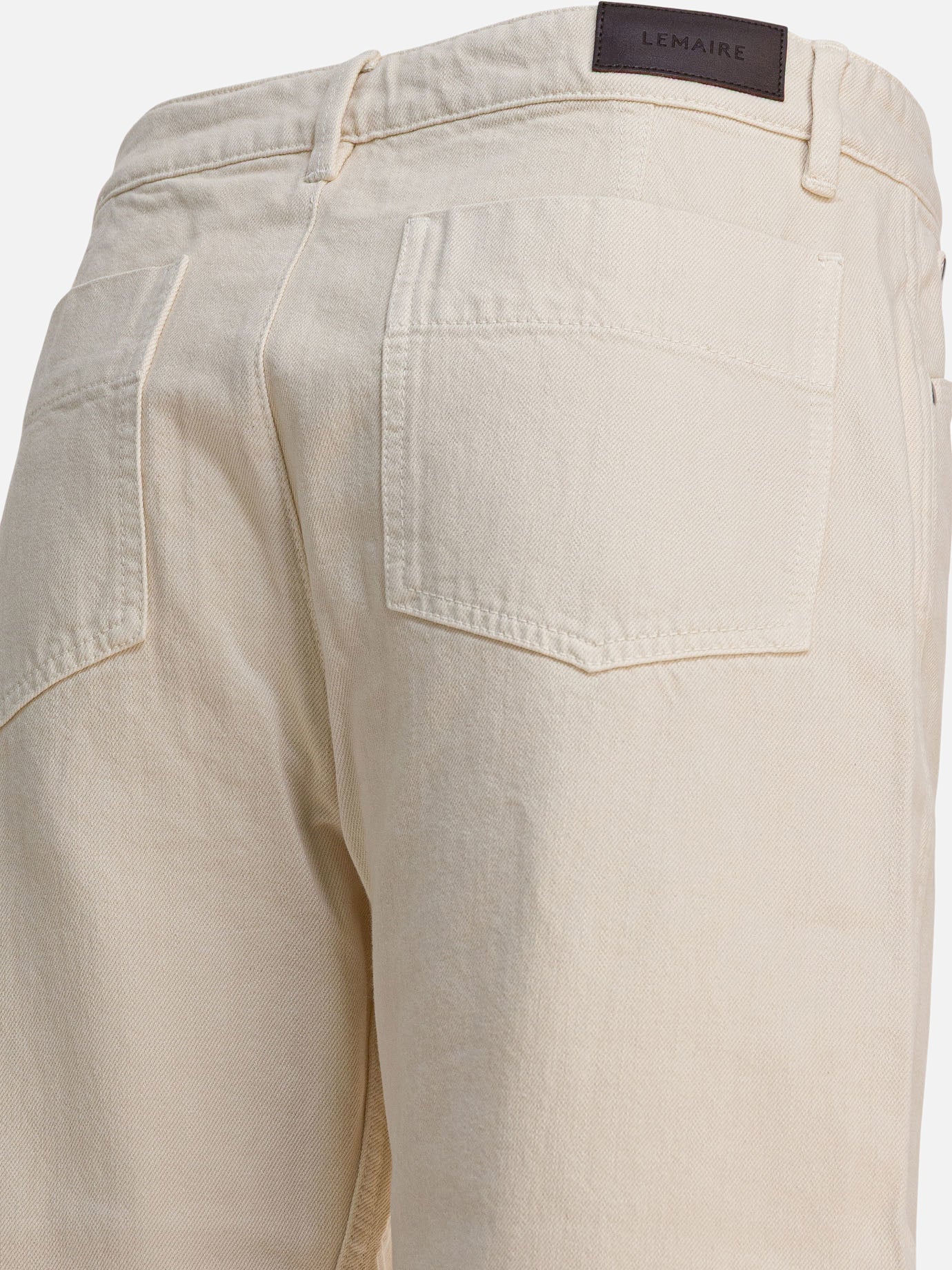 Jeans a gamba dritta Solid colour  Beige - Lemaire Donna | PDP | VIETTI Online Store | thumbnail_4
