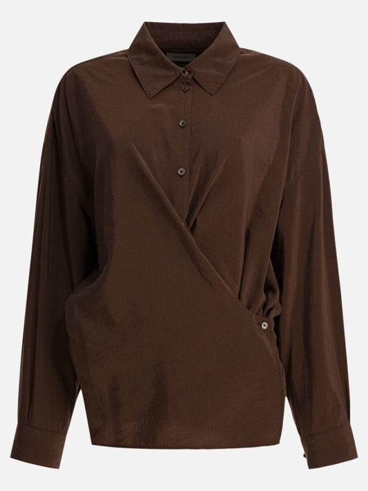 Camicie casual Solid colour  Marrone - Lemaire Donna | PDP | VIETTI Online Store 
