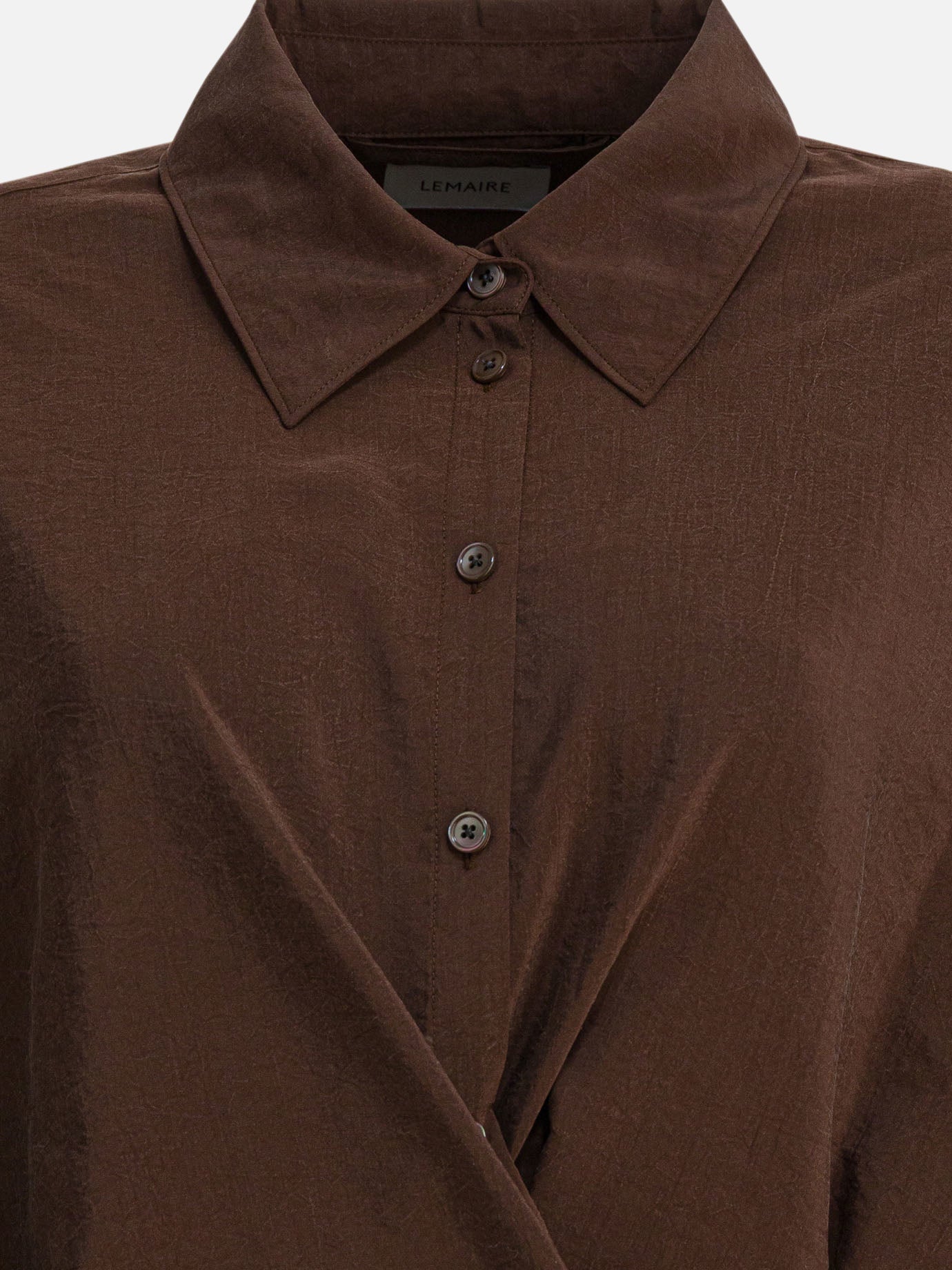 Camicie casual Solid colour  Marrone - Lemaire Donna | PDP | VIETTI Online Store | Zoom-Modal_3
