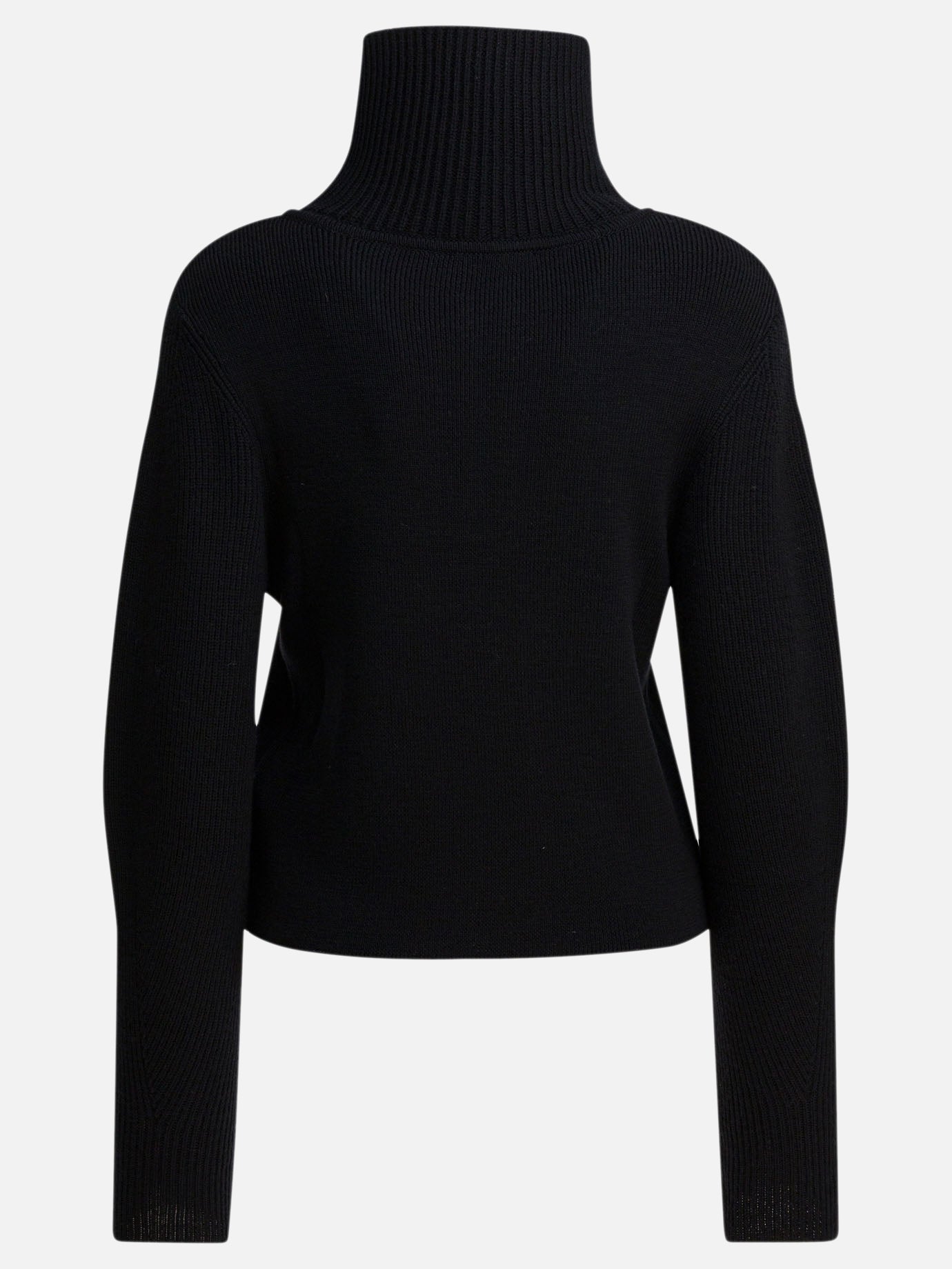 Maglioni con mezza zip Solid colour  Nero - Lemaire Donna | PDP | VIETTI Online Store | Zoom-Modal_2
