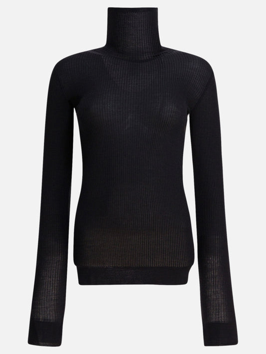 Maglioni dolcevita Solid colour  Nero - Lemaire Donna | PDP | VIETTI Online Store 
