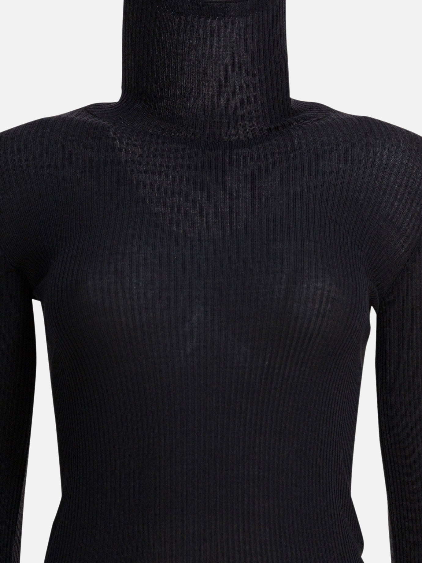 Maglioni dolcevita Solid colour  Nero - Lemaire Donna | PDP | VIETTI Online Store | thumbnail_3
