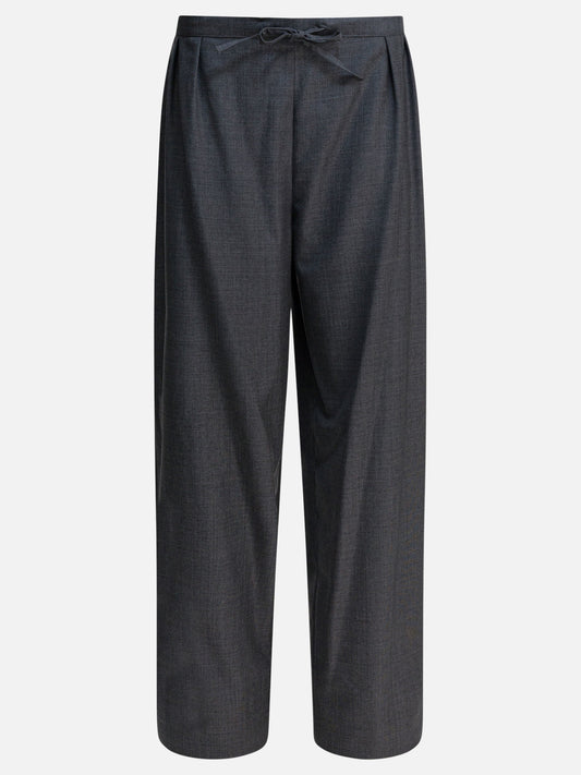 Leisure trousers Solid colour  Grey - LouLou De Saison Women | PDP | VIETTI Online Store 
