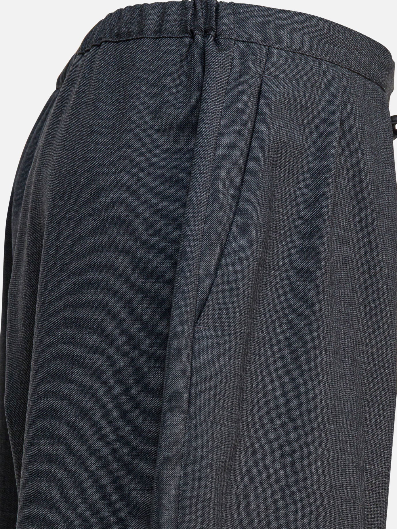 Leisure trousers Solid colour  Grey - LouLou De Saison Women | PDP | VIETTI Online Store | Zoom-Modal_4
