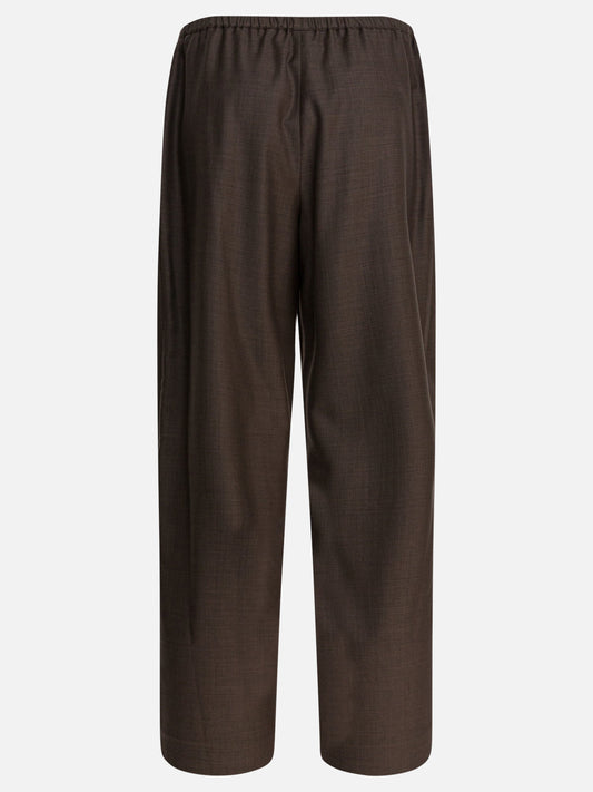 Leisure trousers Solid colour  Brown - LouLou De Saison Women | PDP | VIETTI Online Store | 2
