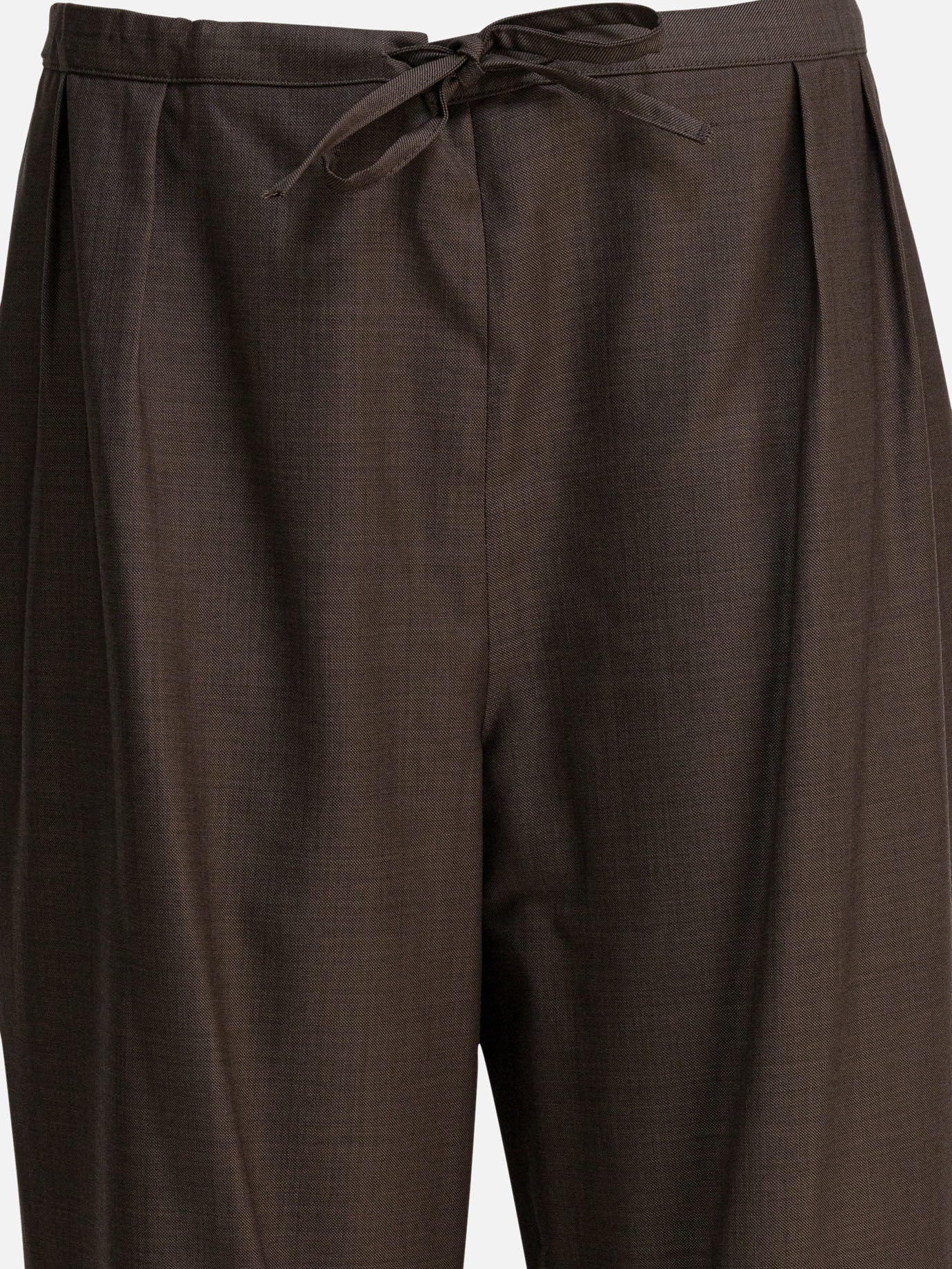 Leisure trousers Solid colour  Brown - LouLou De Saison Women | PDP | VIETTI Online Store | Zoom-Modal_3
