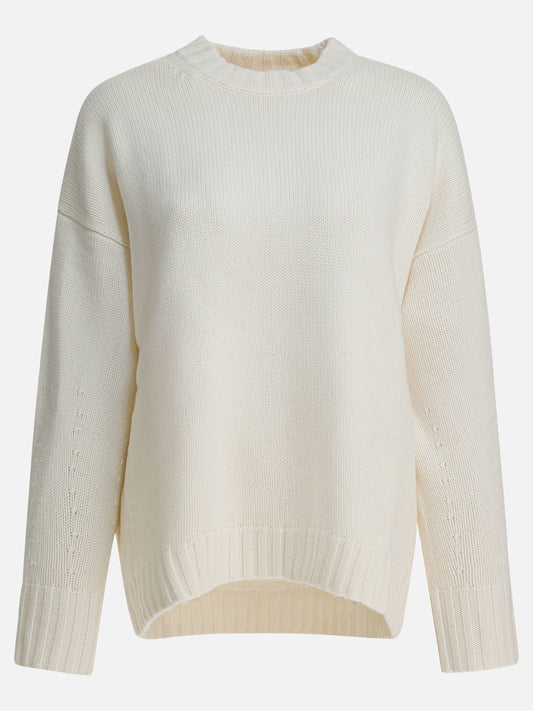 Crewneck sweaters Solid colour  White - LouLou De Saison Women | PDP | VIETTI Online Store 
