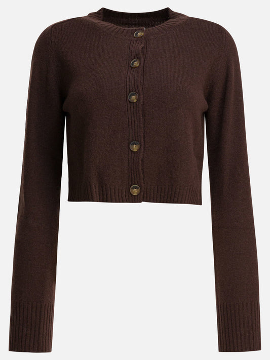 Cardigan Solid colour  Marrone - LouLou De Saison Donna | PLP | VIETTI Online Store 
