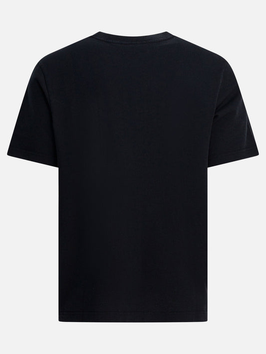 T-shirt girocollo Logo  Nero - Maison Kitsuné Uomo | PLP | VIETTI Online Store | 2
