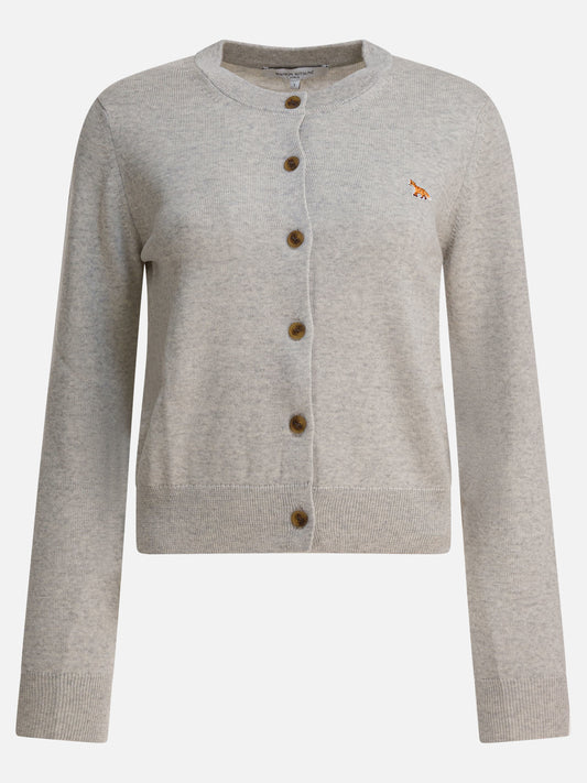Cardigan Logo  Grigio - Maison Kitsuné Donna | PLP | VIETTI Online Store 
