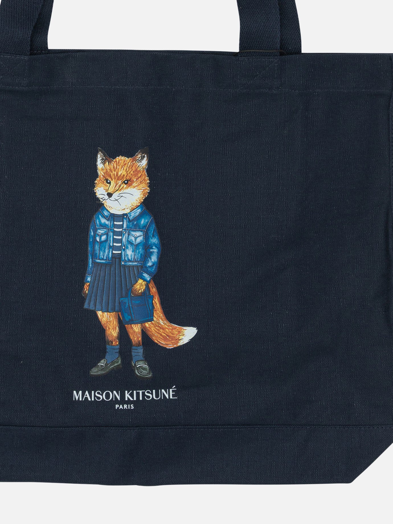 Borse grandi Logo  Blu - Maison Kitsuné Uomo | PDP | VIETTI Online Store | Zoom-Modal_3

