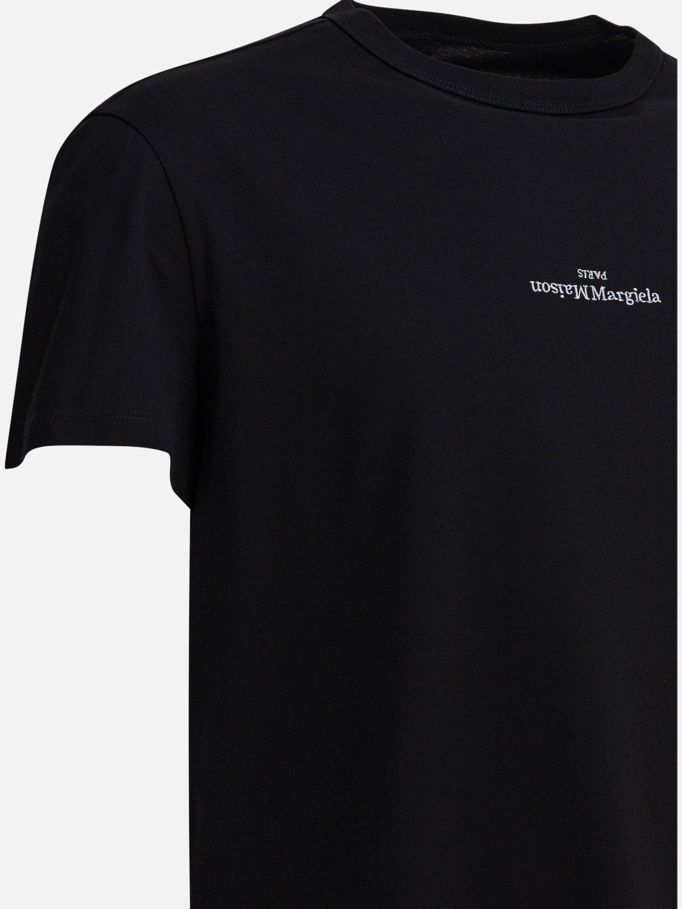 Crewneck t-shirts Logo  Black - Maison Margiela Men | PDP | VIETTI Online Store | thumbnail_4