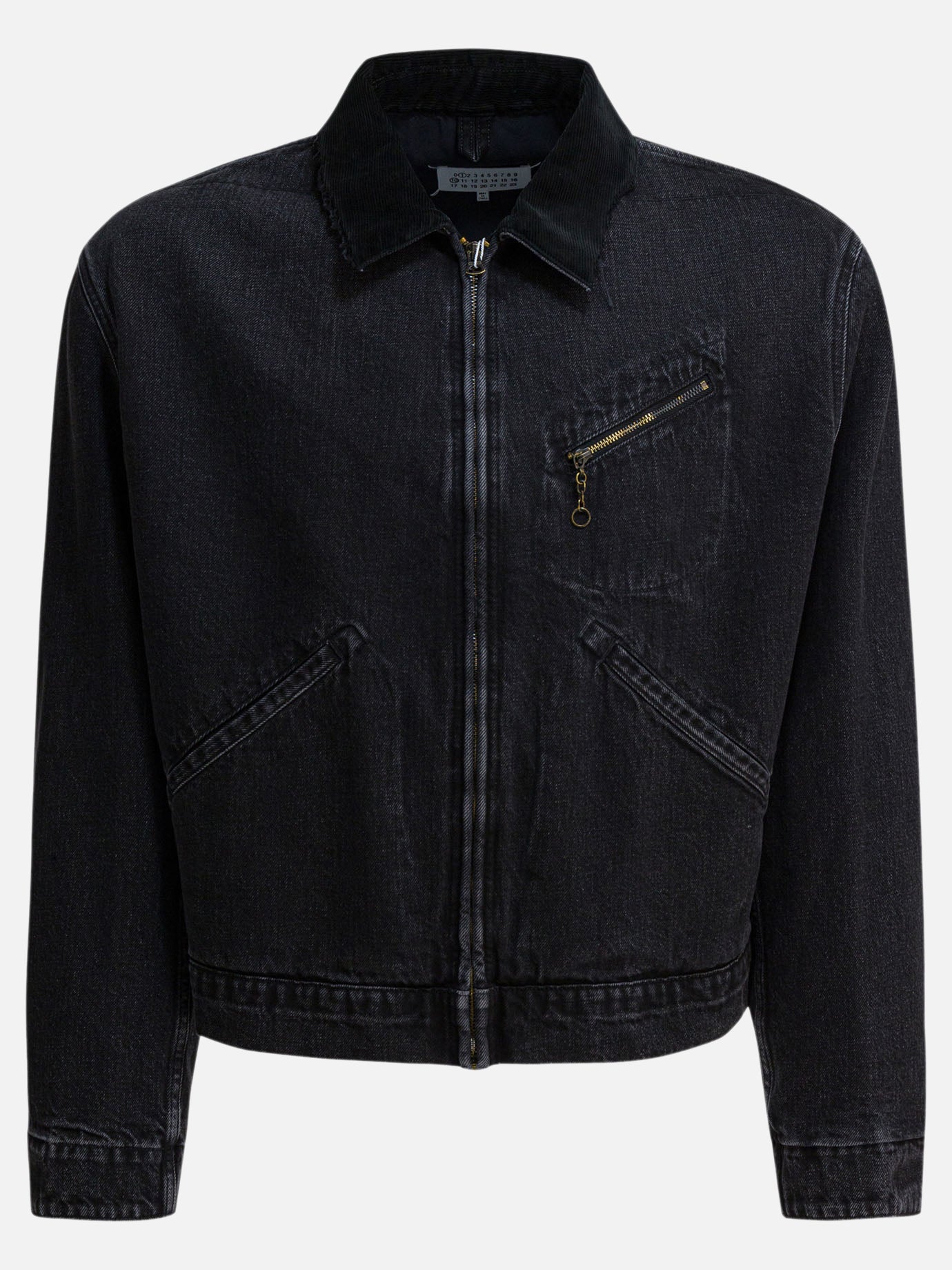 Denim jackets Solid colour  Black - Maison Margiela Men | PDP | VIETTI Online Store | thumbnail