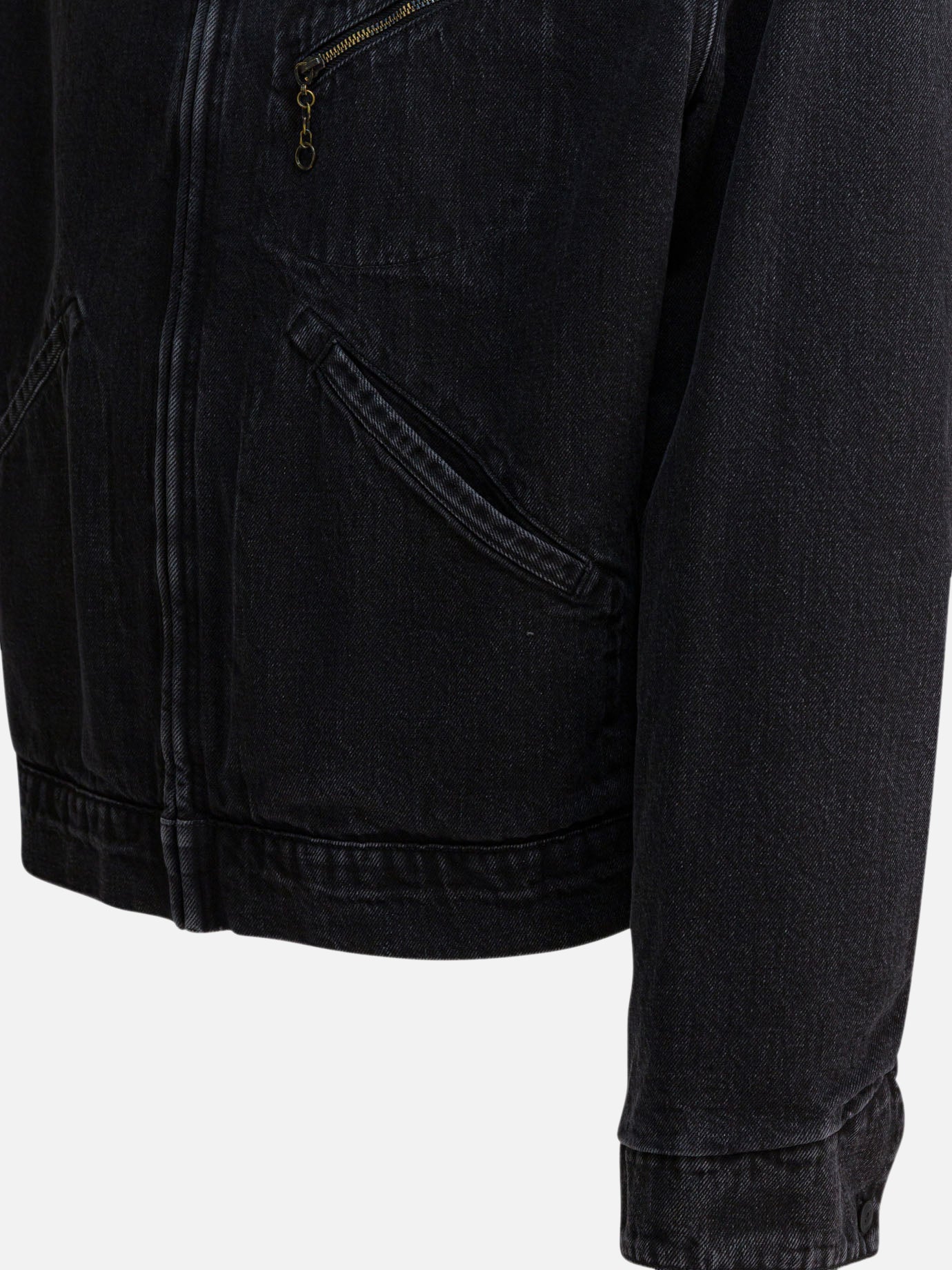Denim jackets Solid colour  Black - Maison Margiela Men | PDP | VIETTI Online Store | Zoom-Modal_4

