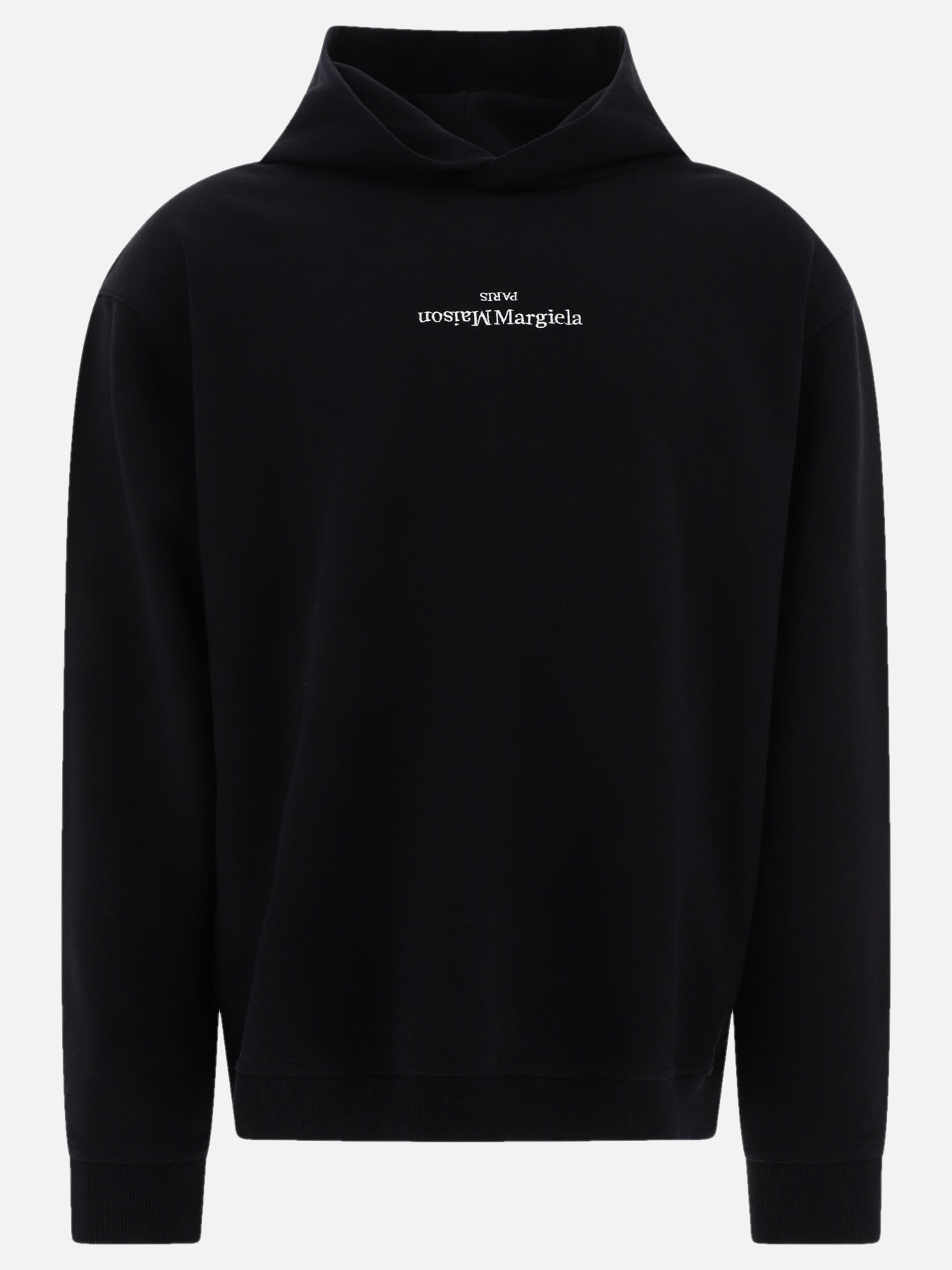 Felpe con cappuccio Logo  Nero - Maison Margiela Uomo | PDP | VIETTI Online Store | Zoom-Modal
