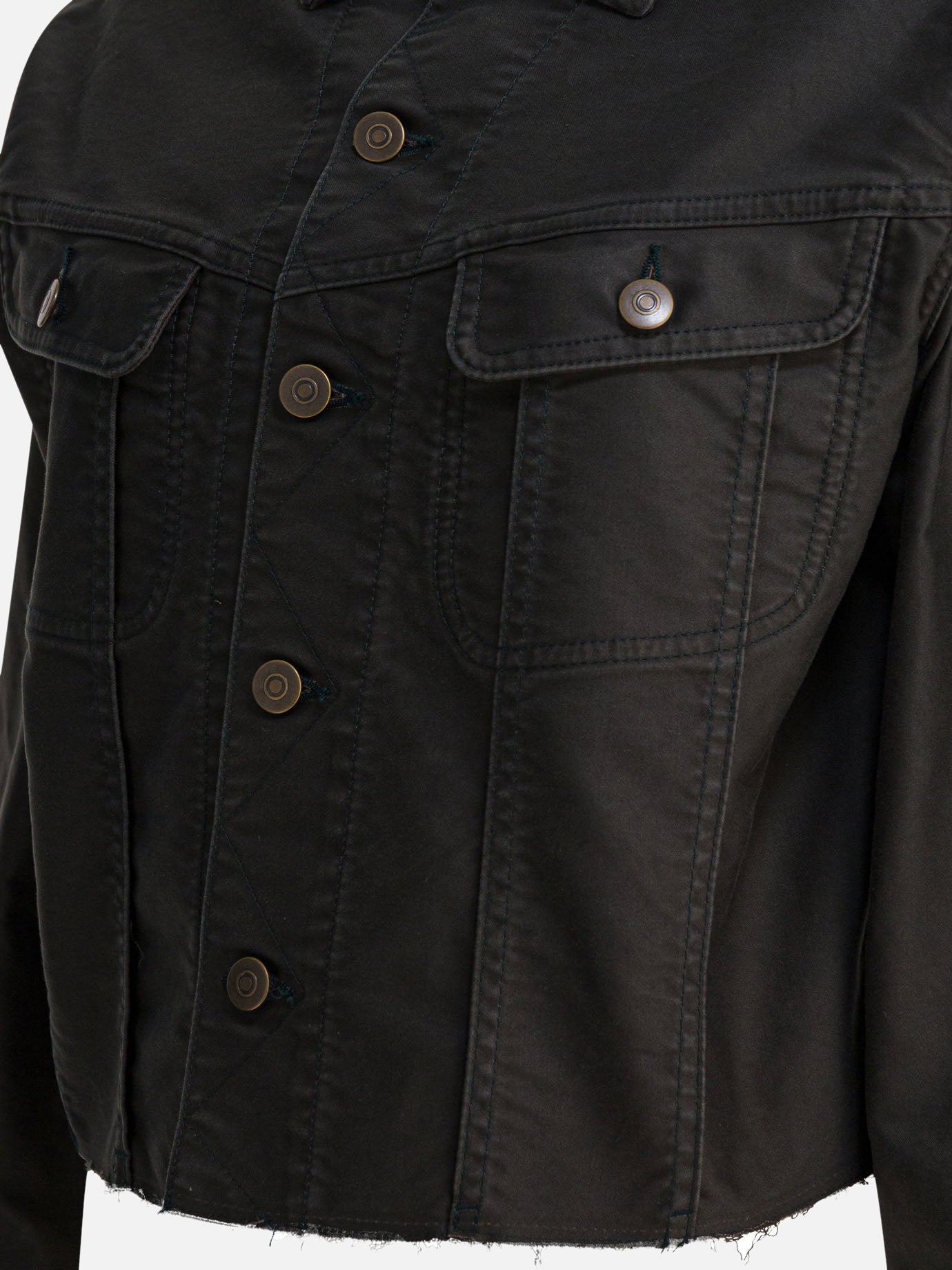 Giacche in denim Denim  Nero - Maison Margiela Donna | PDP | VIETTI Online Store | thumbnail_4