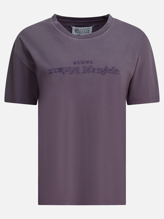 Crewneck t-shirts Logo  Purple - Maison Margiela Women | PDP | VIETTI Online Store 
