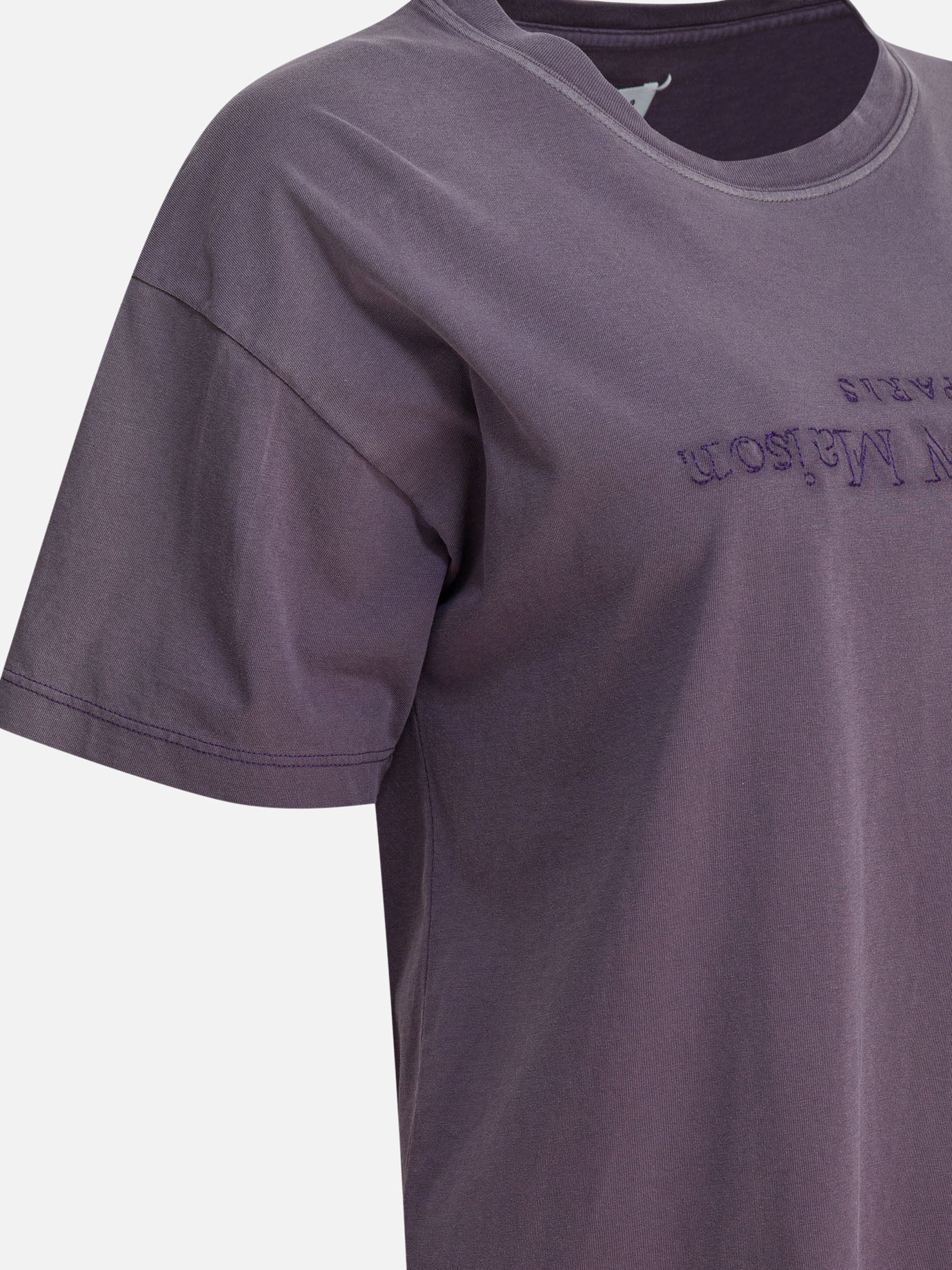 Crewneck t-shirts Logo  Purple - Maison Margiela Women | PDP | VIETTI Online Store | thumbnail_4