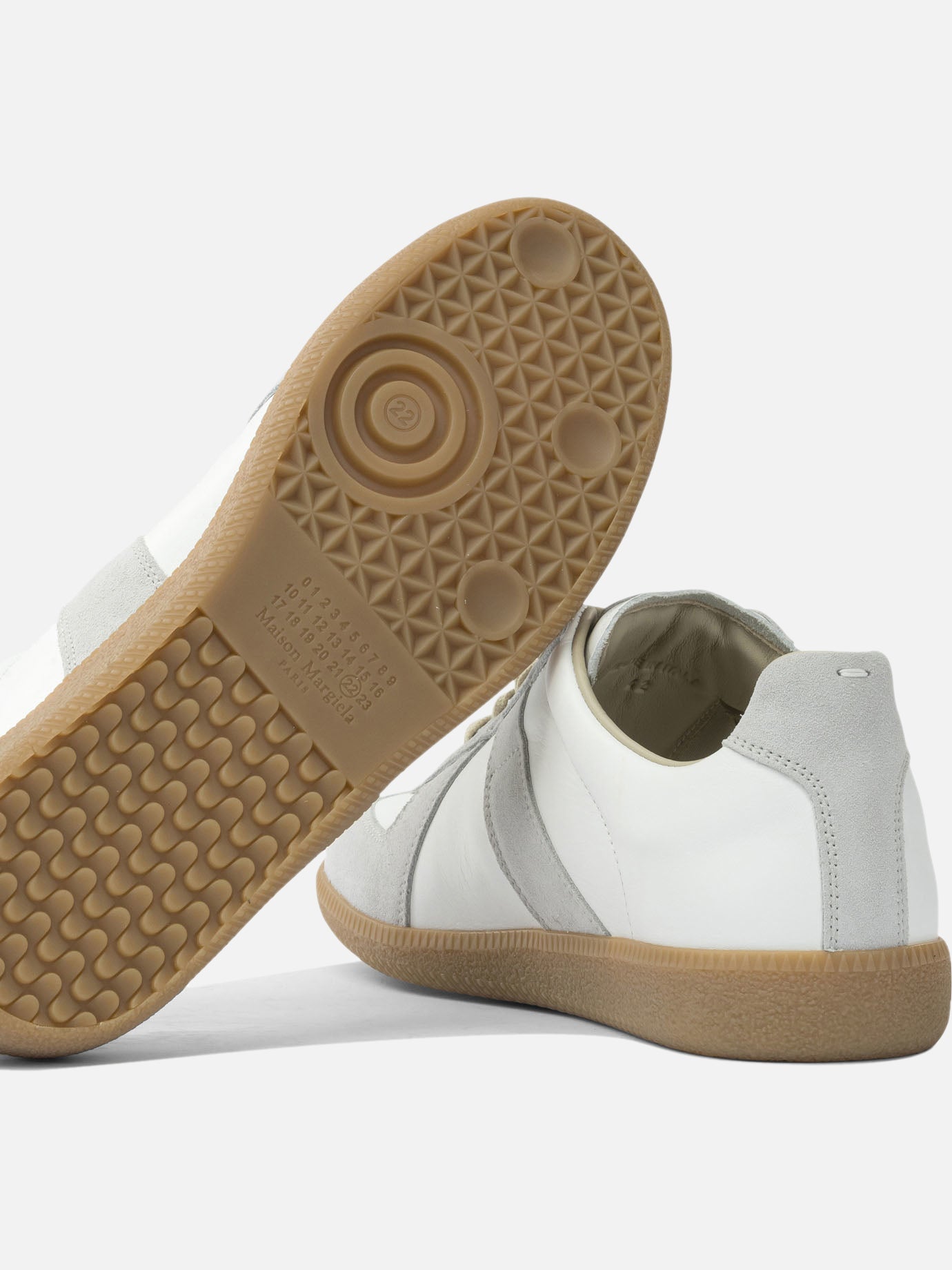 Sneaker basse 100% calf leather - 100% rubber  Bianco - Maison Margiela Uomo | PDP | VIETTI Online Store | thumbnail_5