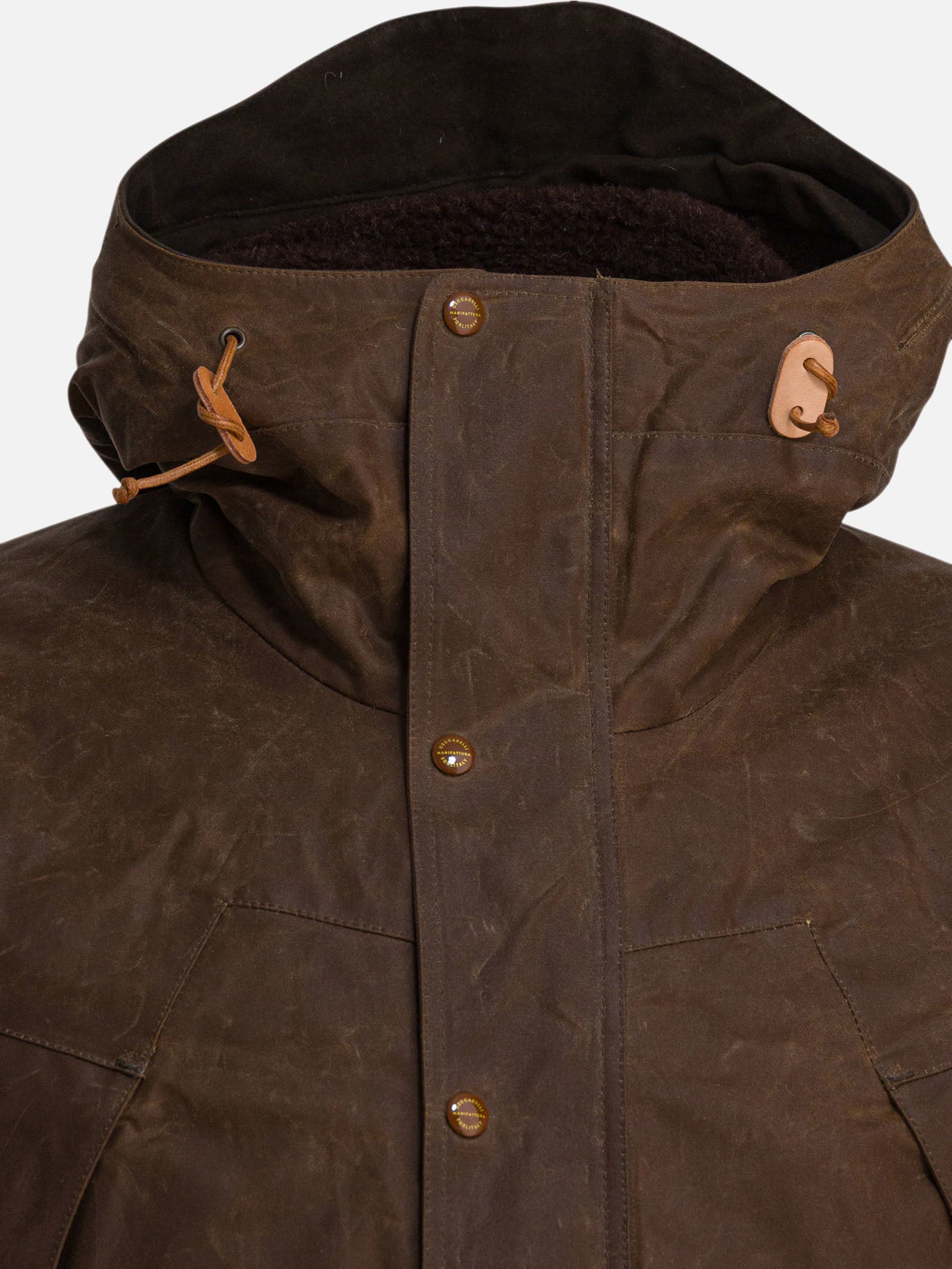 Parka Solid colour  Marrone - Manifattura Ceccarelli Uomo | PDP | VIETTI Online Store | thumbnail_3