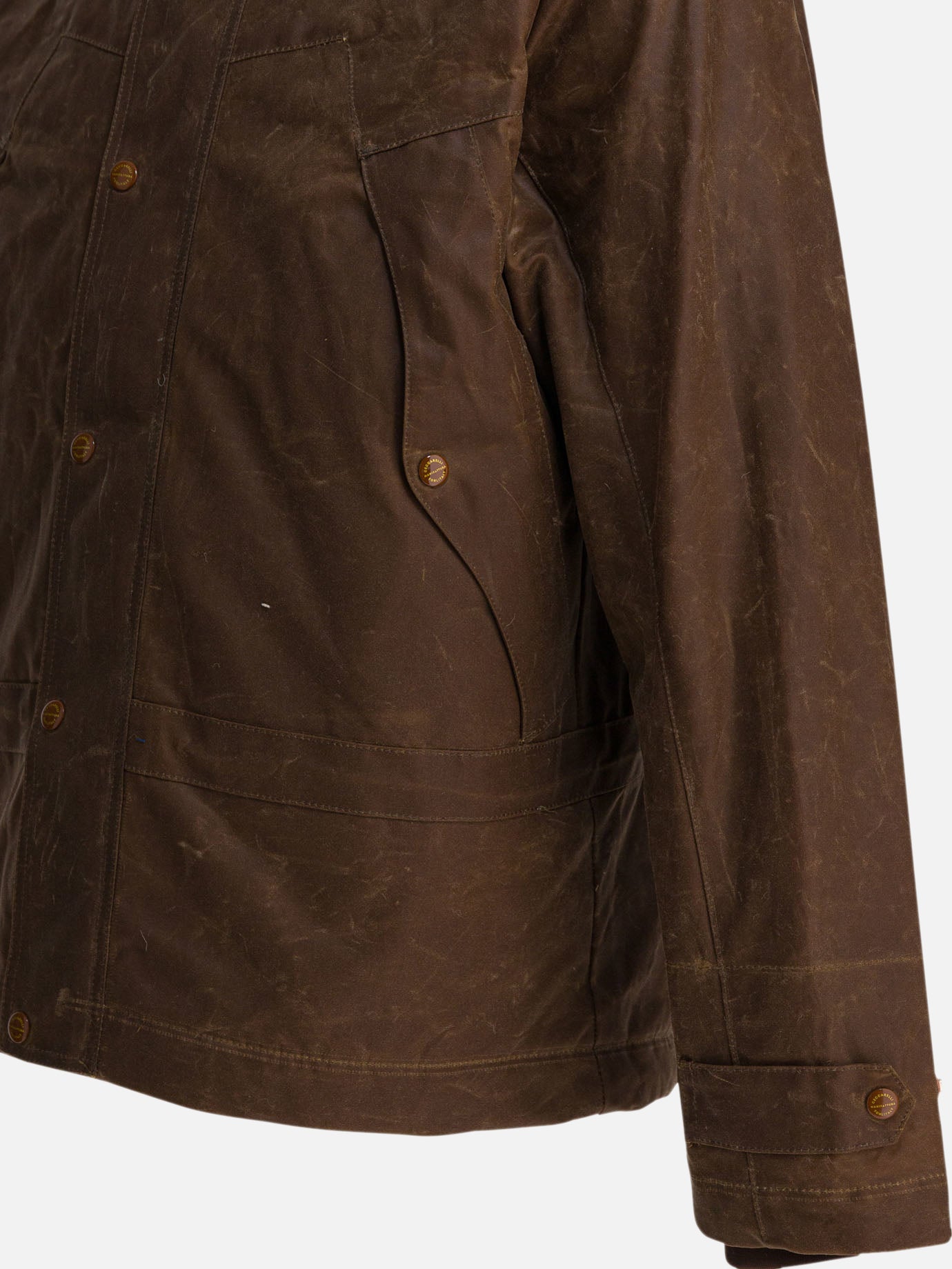 Parka Solid colour  Marrone - Manifattura Ceccarelli Uomo | PDP | VIETTI Online Store | Zoom-Modal_4
