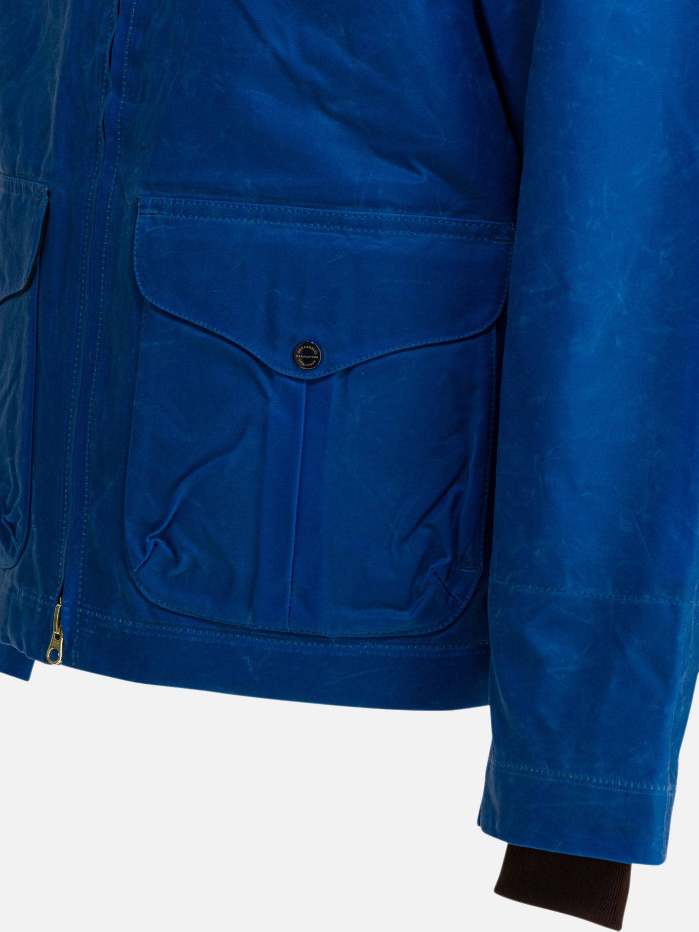 Technical jackets Solid colour  Blue - Manifattura Ceccarelli Men | PDP | VIETTI Online Store | thumbnail_4