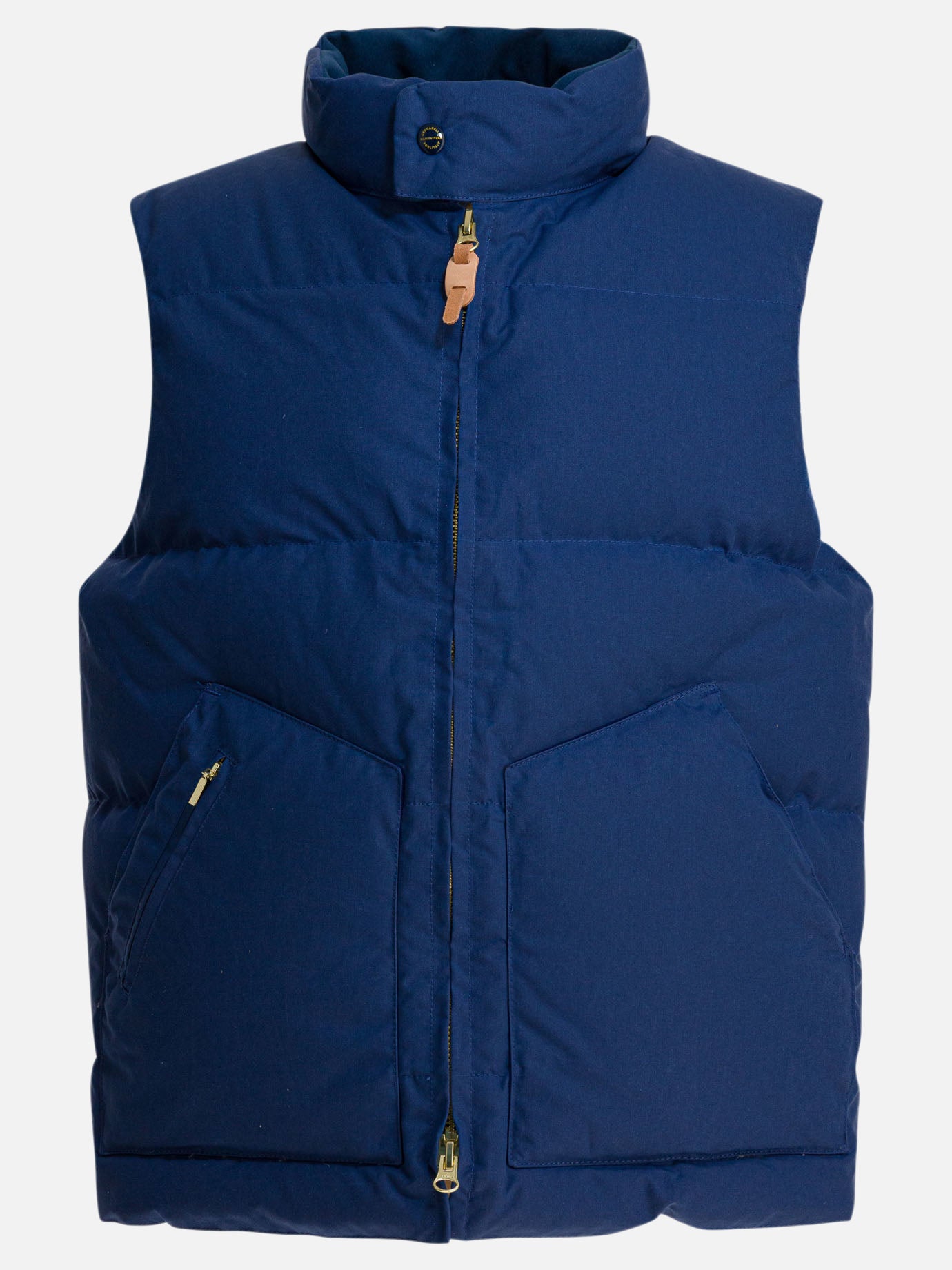 Giacche smanicate Solid colour  Blu - Manifattura Ceccarelli Uomo | PDP | VIETTI Online Store | thumbnail