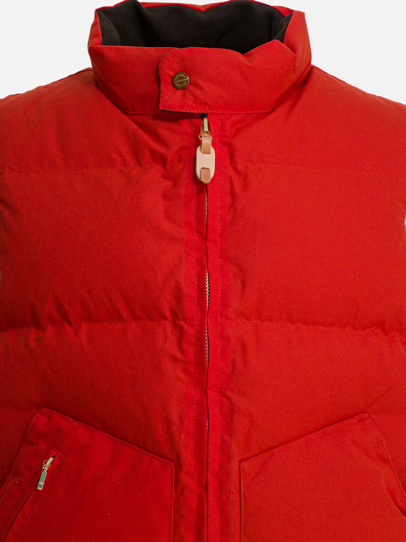Giacche smanicate Solid colour  Arancione - Manifattura Ceccarelli Uomo | PDP | VIETTI Online Store | Zoom-Modal_3
