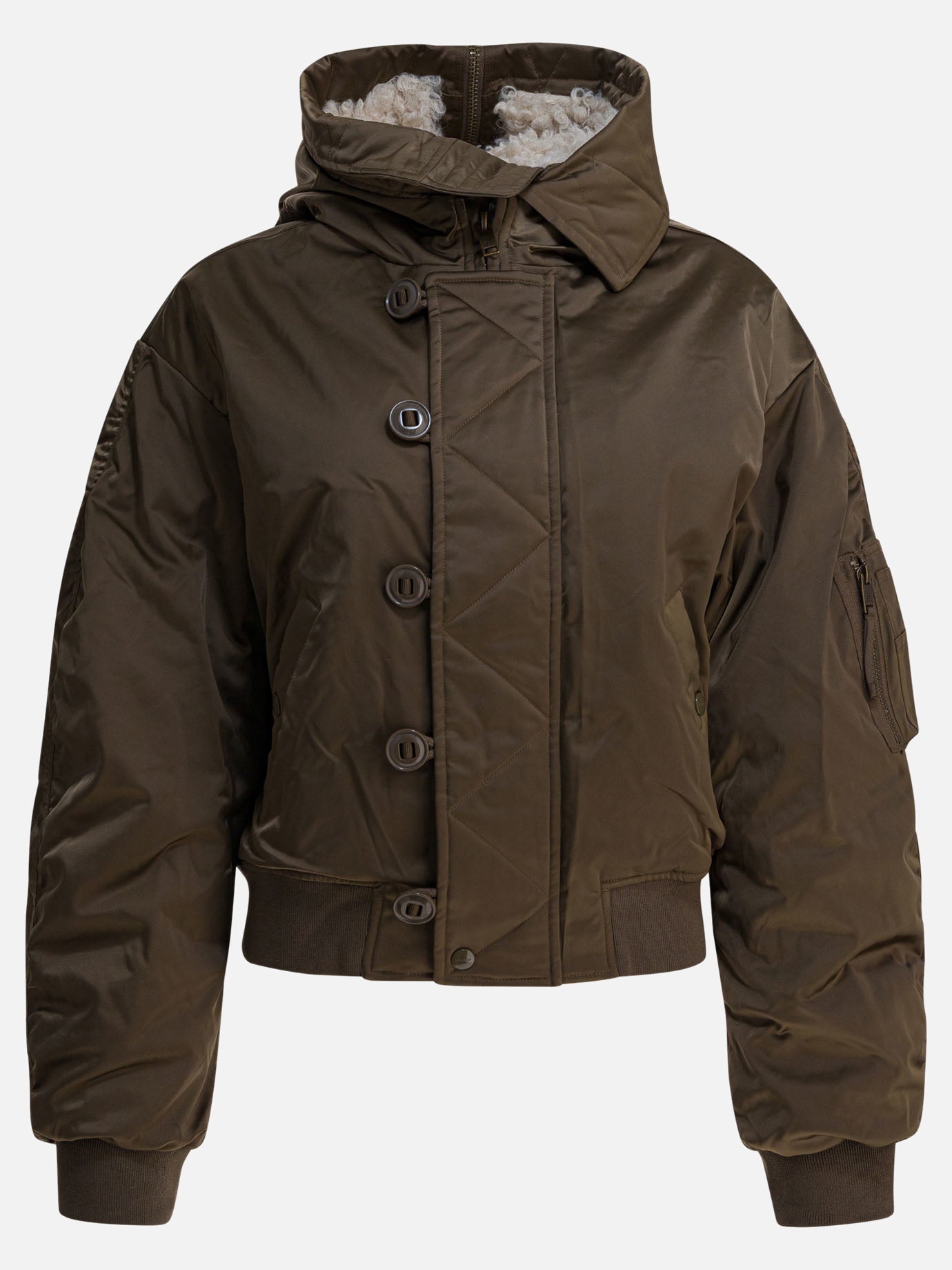 Down jackets Solid colour  Brown - Marant Étoile Women | PDP | VIETTI Online Store | thumbnail