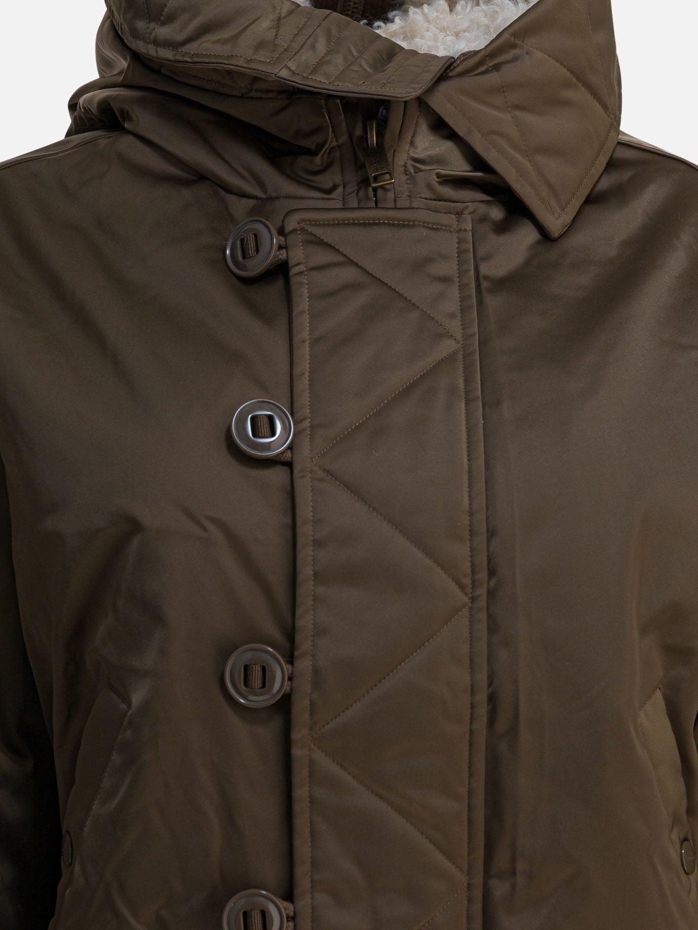 Down jackets Solid colour  Brown - Marant Étoile Women | PDP | VIETTI Online Store | thumbnail_3