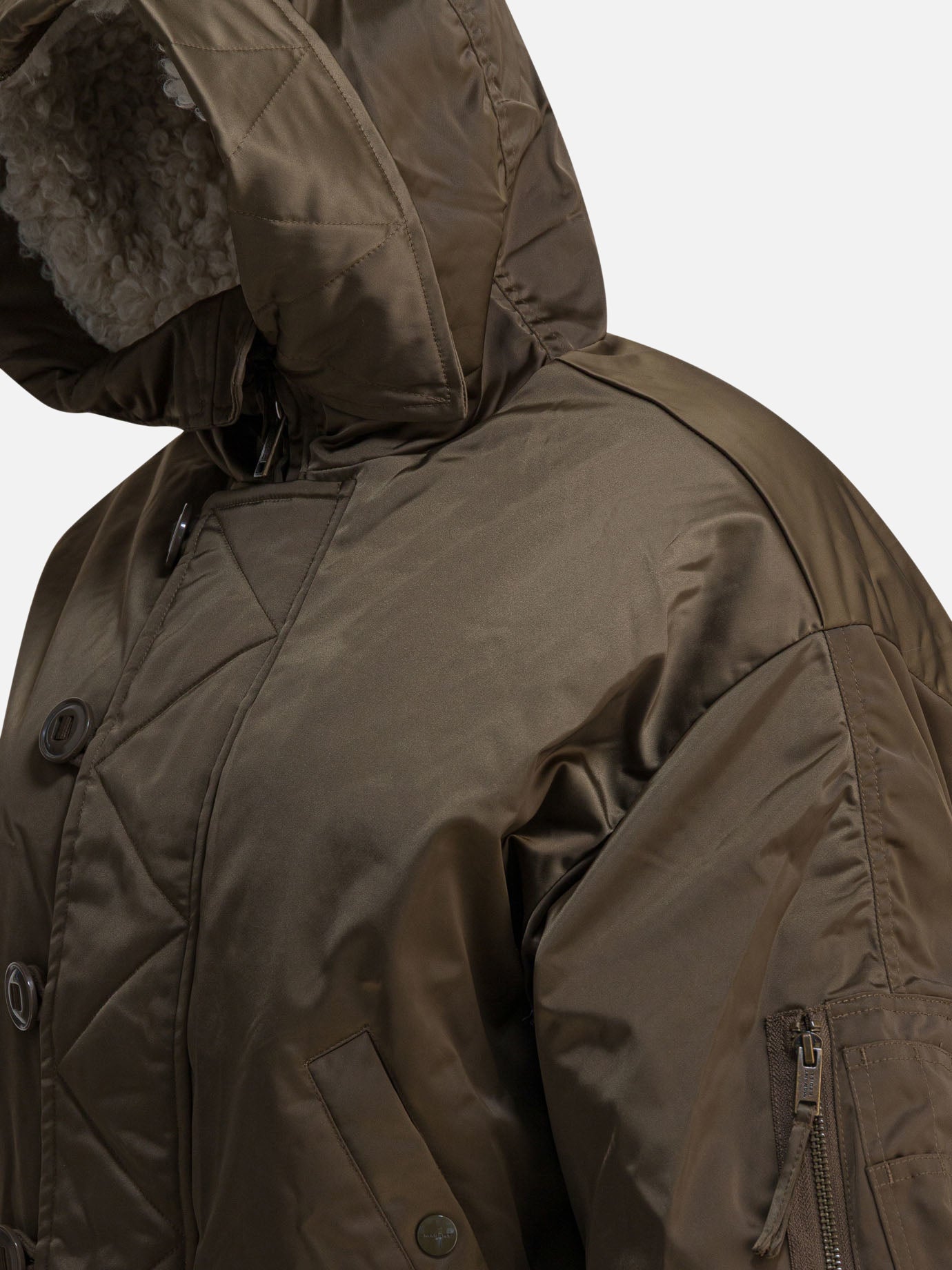Down jackets Solid colour  Brown - Marant Étoile Women | PDP | VIETTI Online Store | thumbnail_4