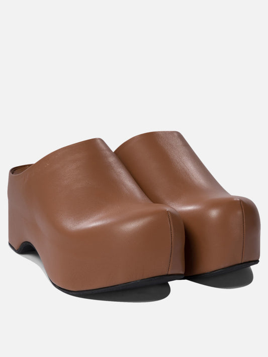Slippers 100% leather - 100% rubber  Brown - Marni Women | PDP | VIETTI Online Store | 2
