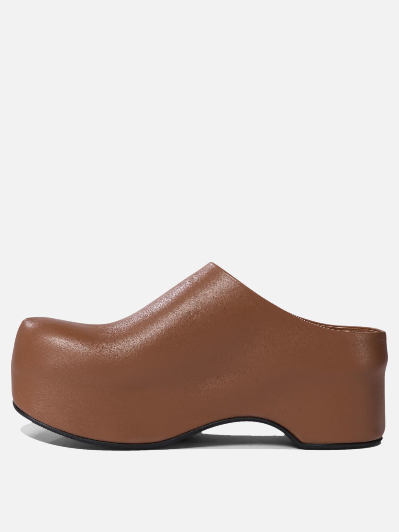 Slippers 100% leather - 100% rubber  Brown - Marni Women | PDP | VIETTI Online Store | thumbnail_3
