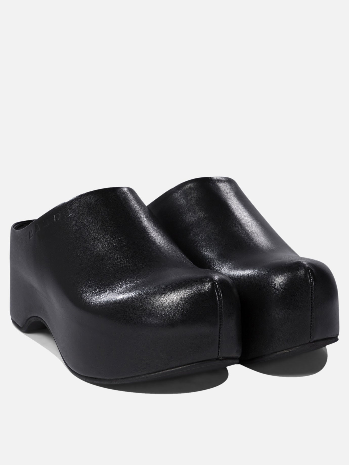 Slippers 100% leather - 100% rubber  Black - Marni Women | PDP | VIETTI Online Store | thumbnail_2
