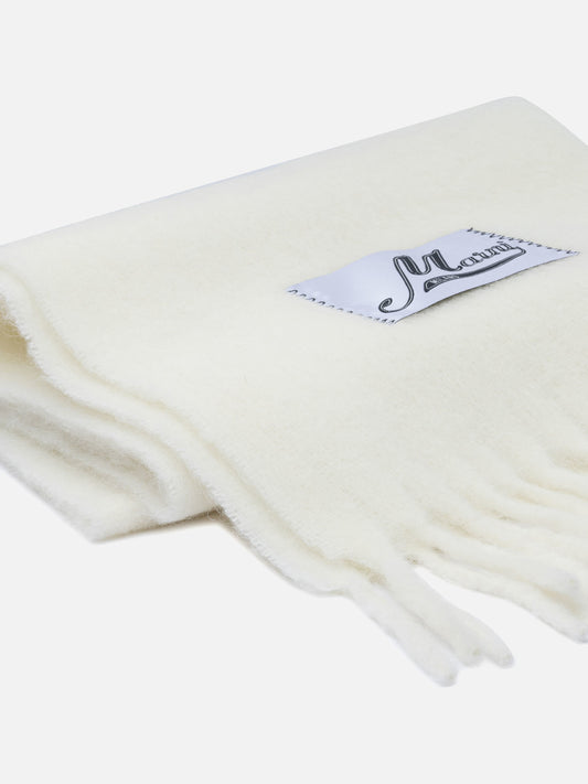 Fringed scarves 80% alpaca 20% polyamide  White - Marni Women | PDP | VIETTI Online Store | 2
